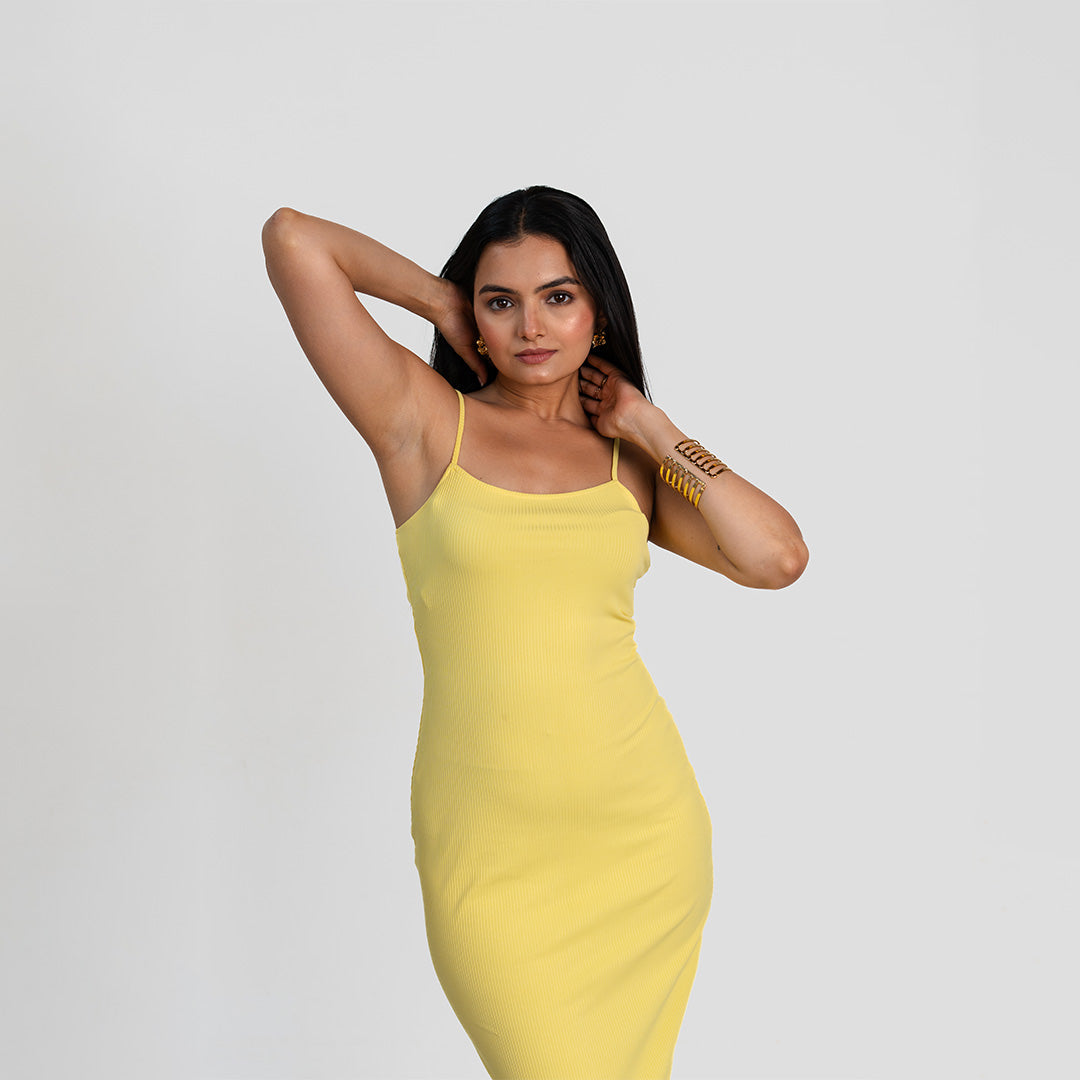 Yellow Bodycon Dress