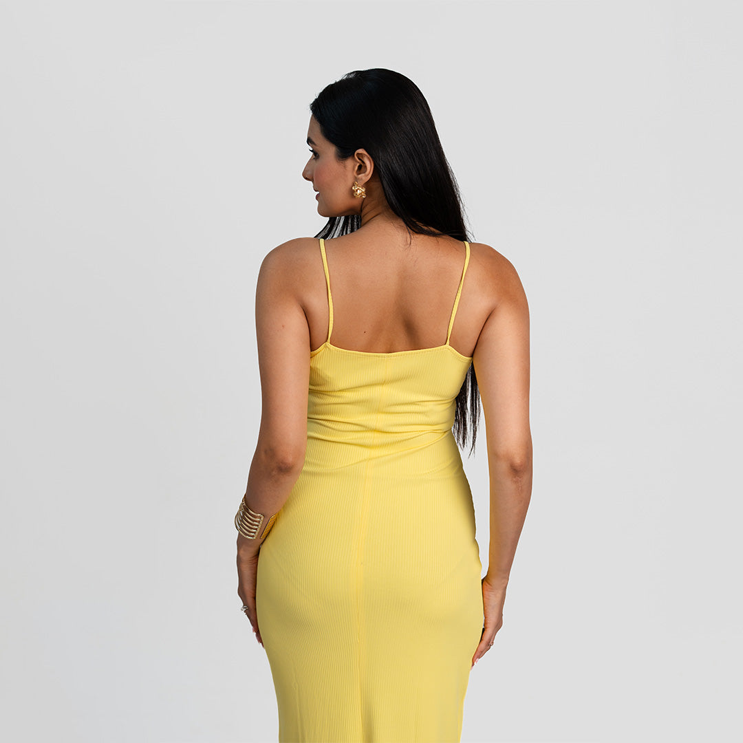 Yellow Bodycon Dress
