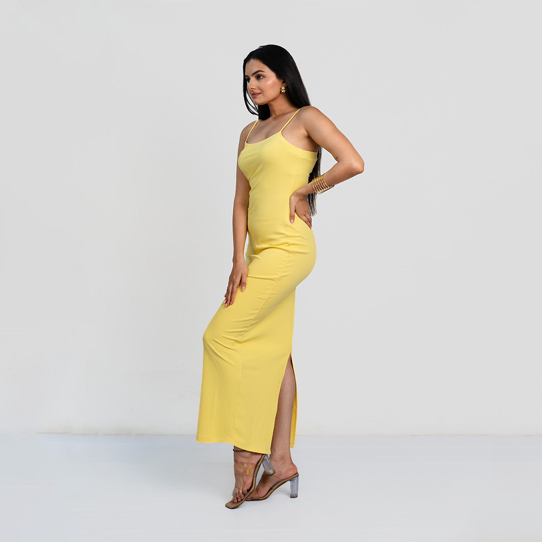 Yellow Bodycon Dress