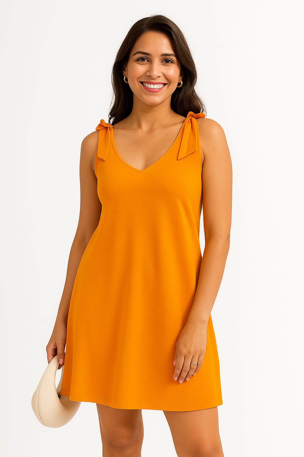 Tangerine Short Dress
