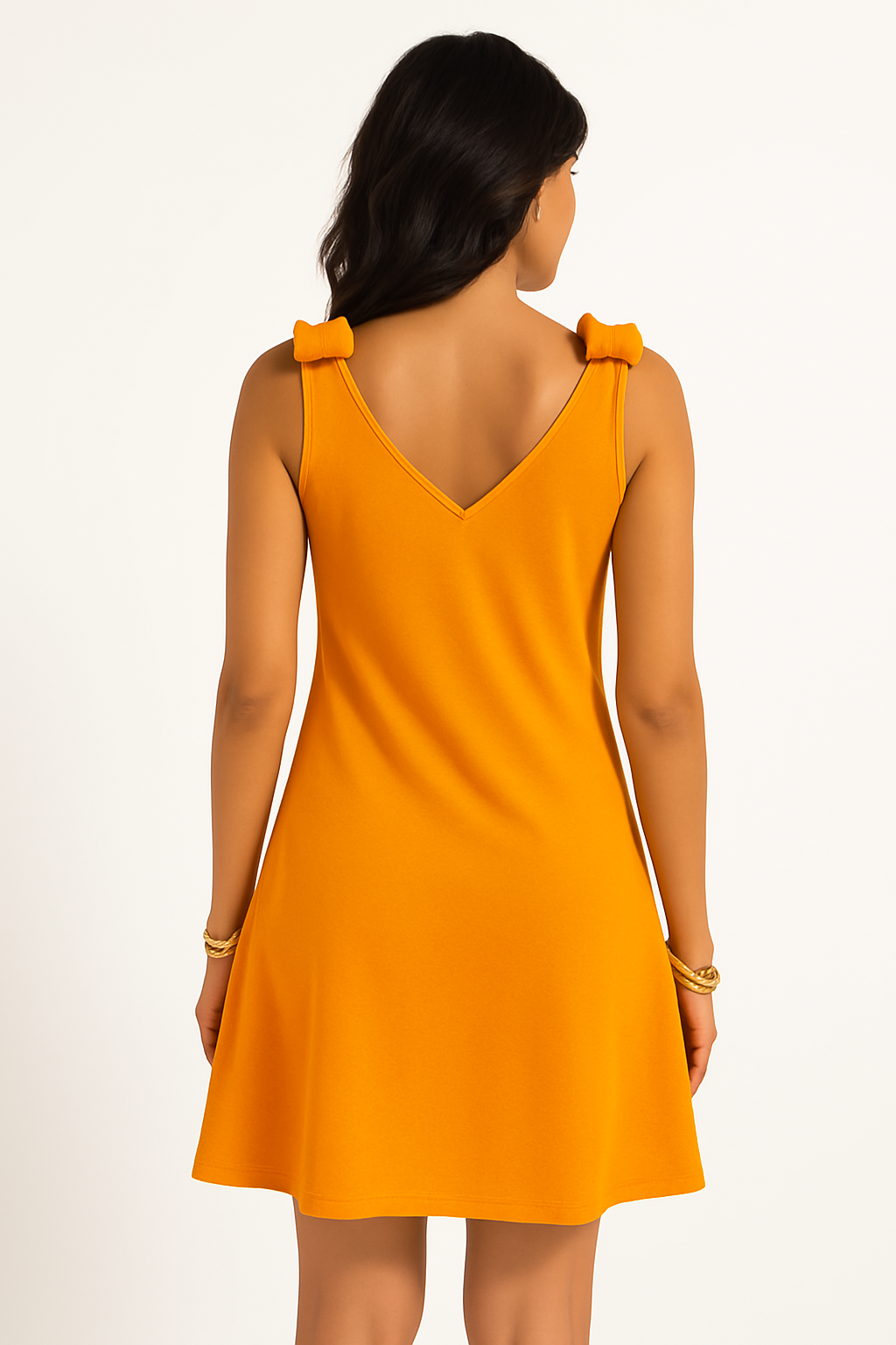 Tangerine Short Dress