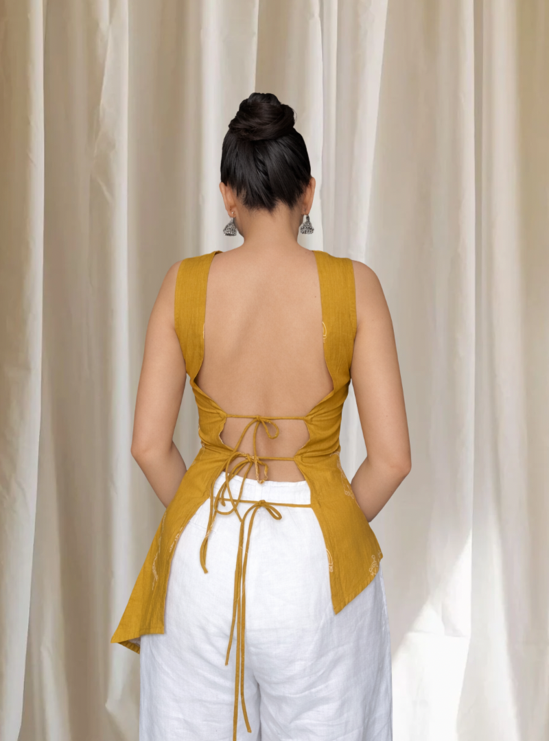 Brinda Mustard Kurti