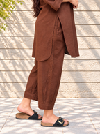 Postcard Mocha Kurta Set
