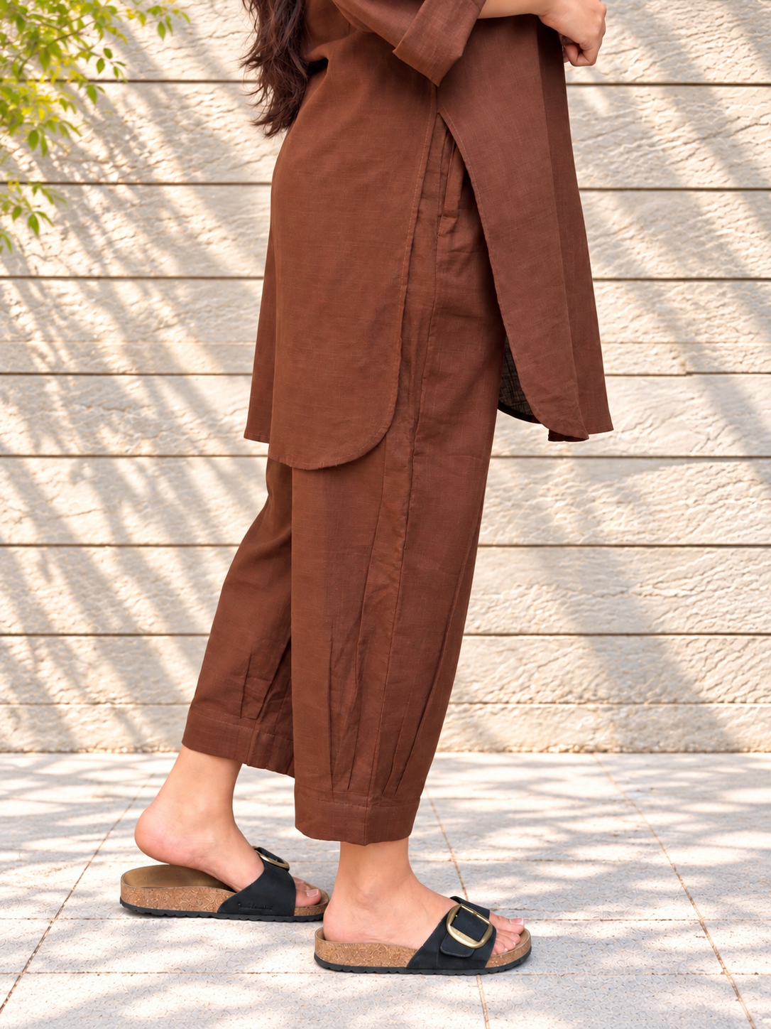 Postcard Mocha Kurta Set