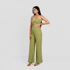 Sage Green Tie Up Co-ord Set