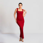 Carmine Cherry Bodycon Dress