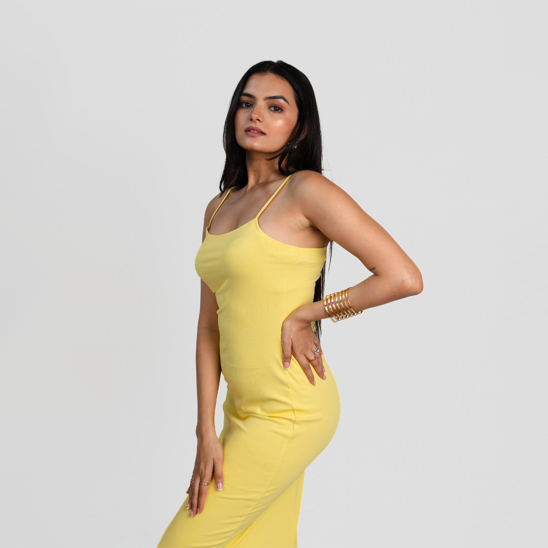 Yellow Bodycon Dress