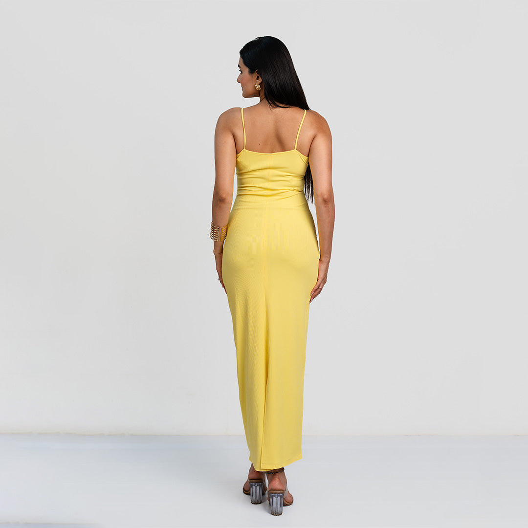 Yellow Bodycon Dress