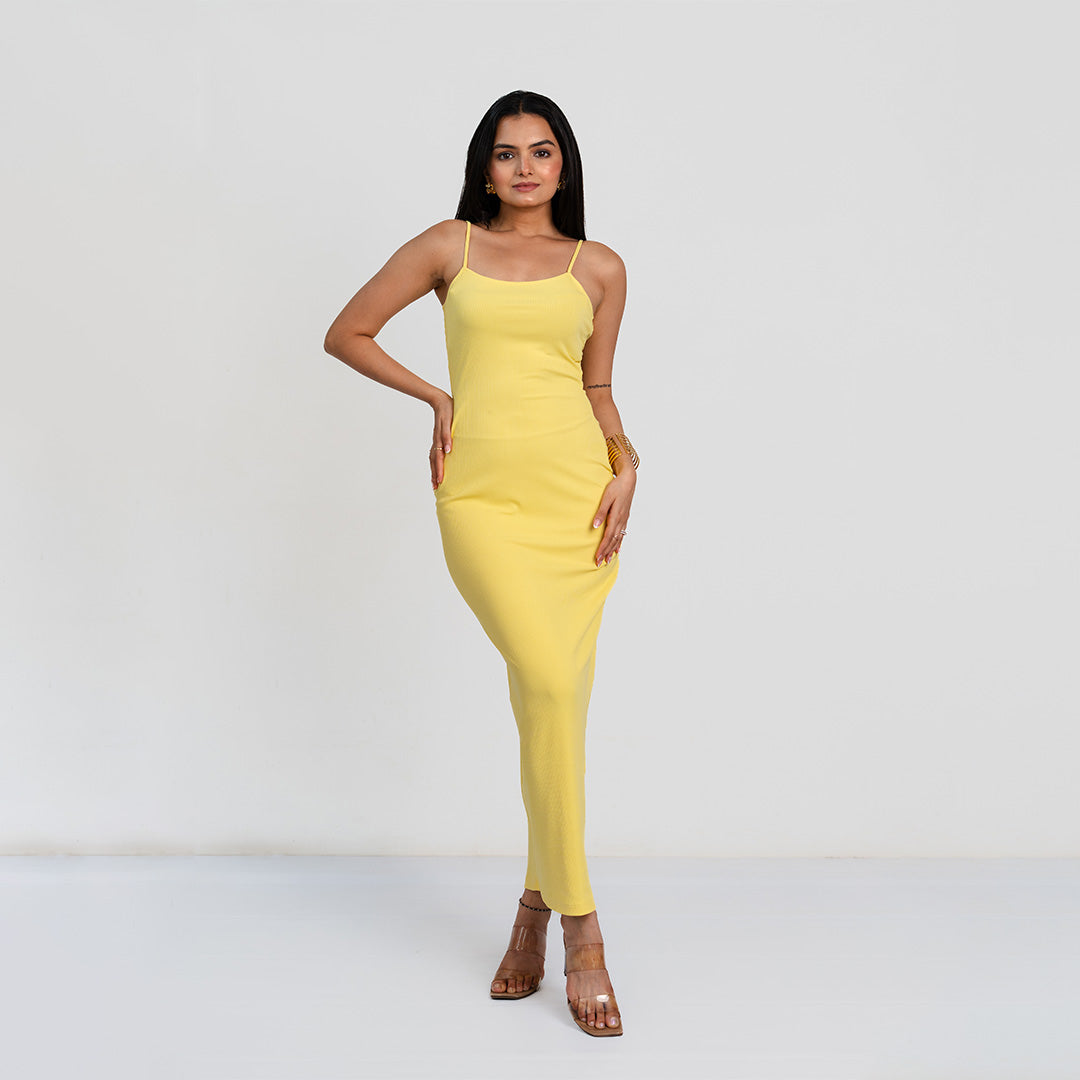 Yellow Bodycon Dress