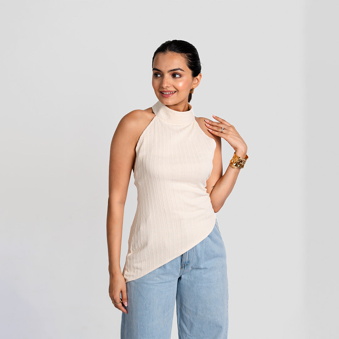 Ivory Halter Neck Top