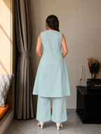 Ananya Blue Stripe Co-ord Set