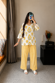 Sunheri Yellow Co-ord Set