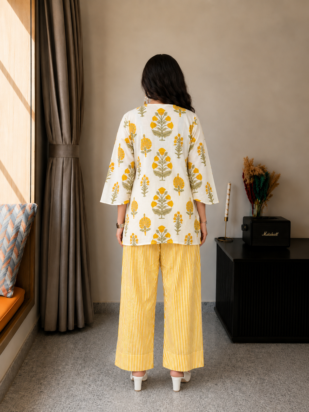 Sunheri Yellow Co-ord Set
