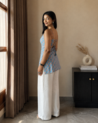 Shanaya Blue Sleeveless Kurti