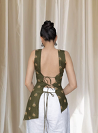 Brinda Tie Backless Kurti