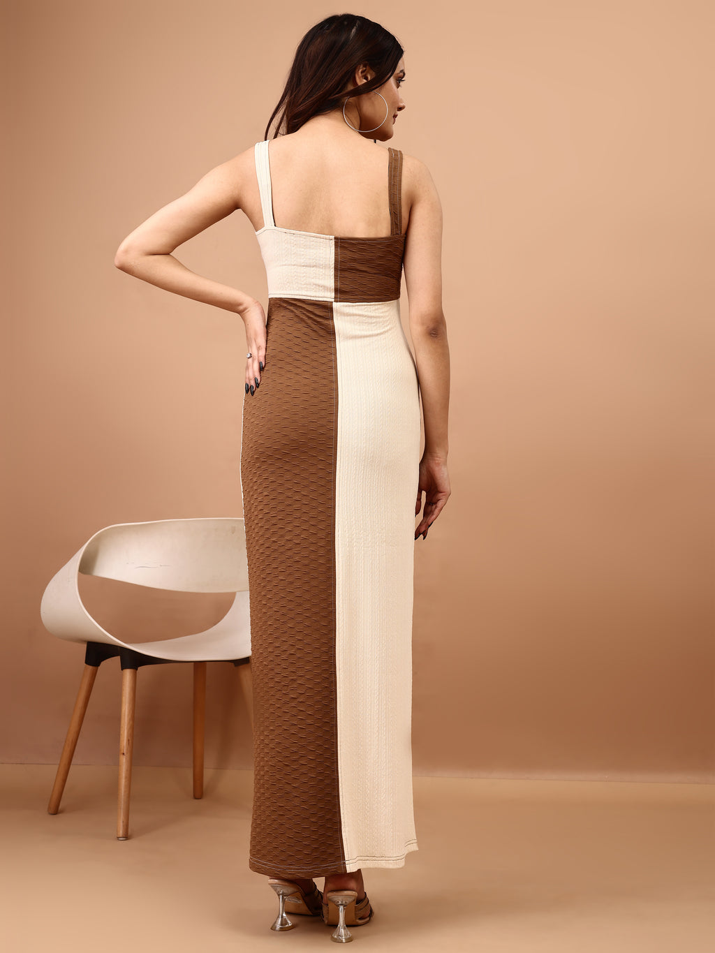 Chic Color-Block Maxi