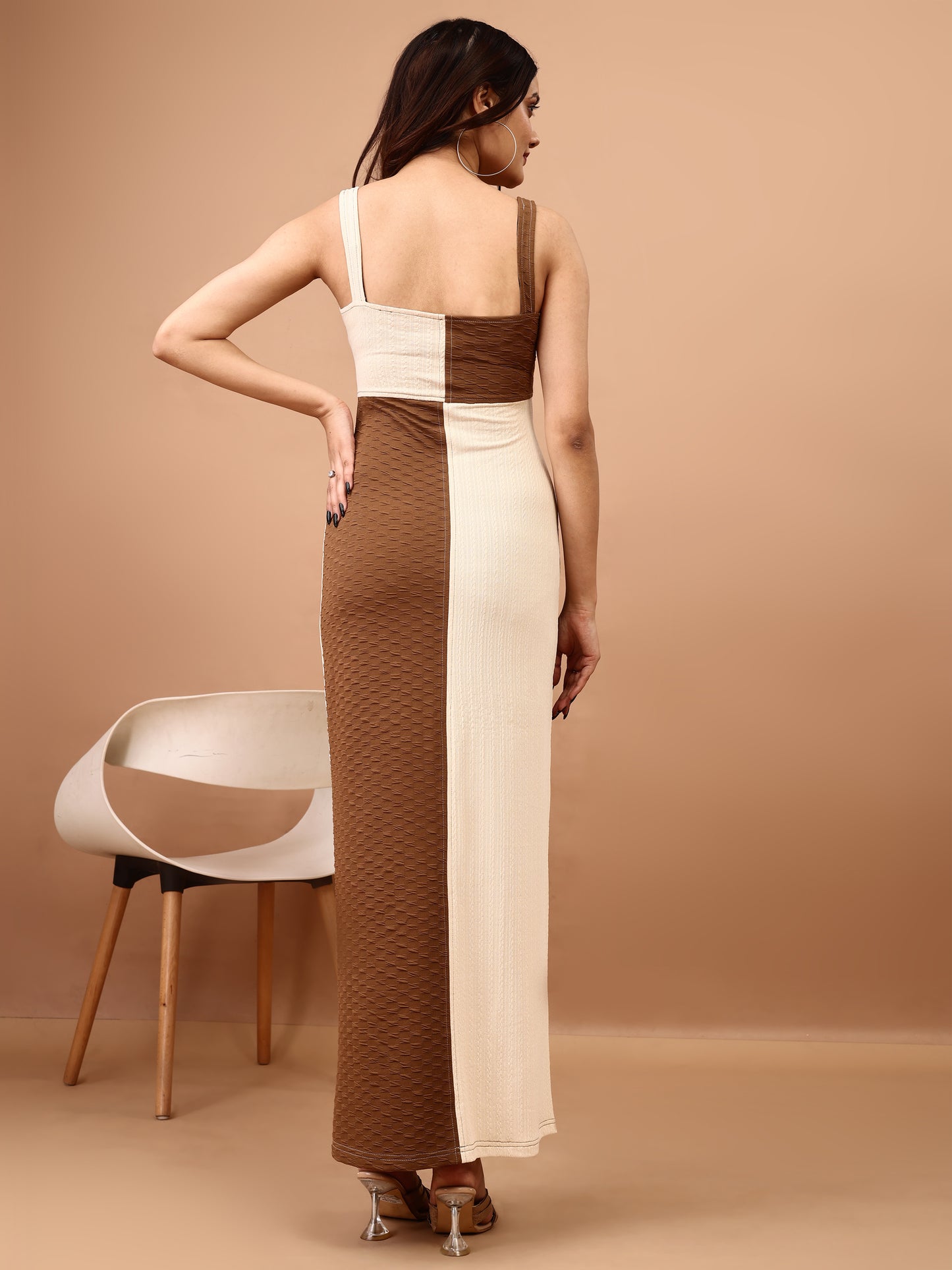 Chic Color-Block Maxi