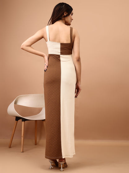 Chic Color-Block Maxi
