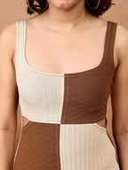 Chic Color-Block Maxi