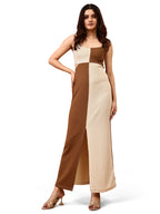 Chic Color-Block Maxi