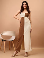 Chic Color-Block Maxi