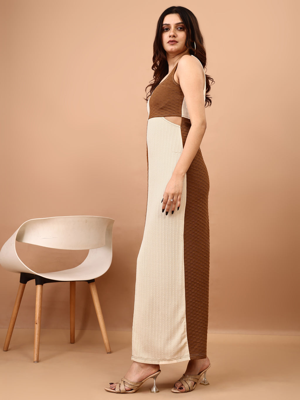 Chic Color-Block Maxi