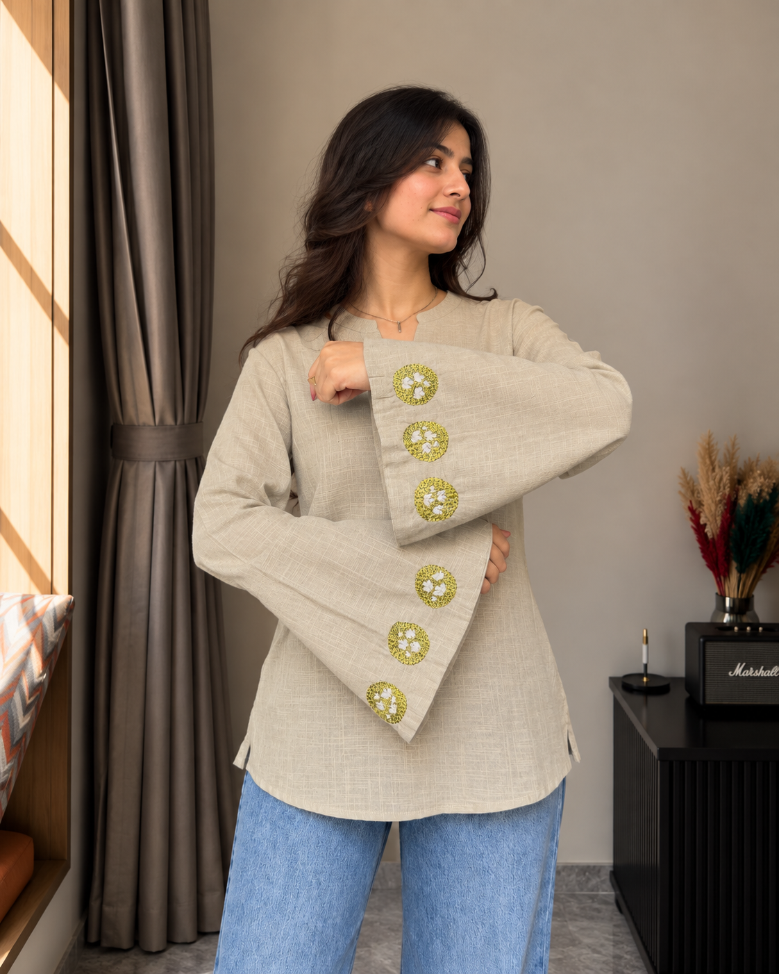 Neerja Matcha Cookie Kurti