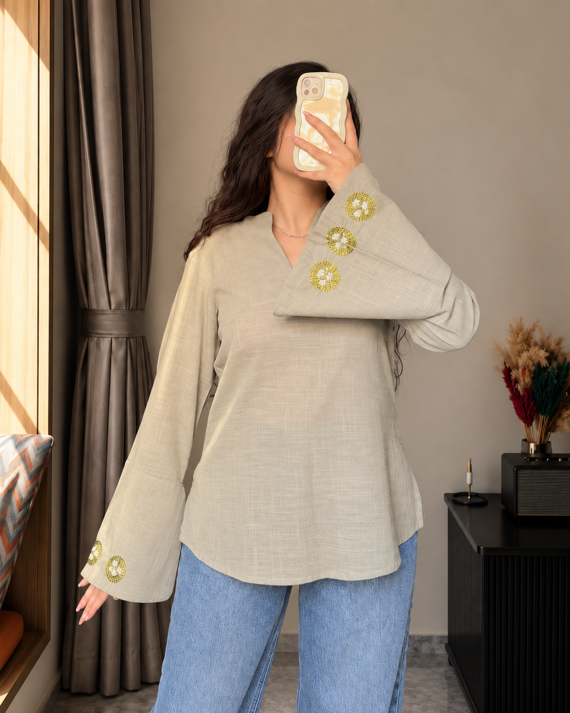 Neerja Matcha Cookie Kurti