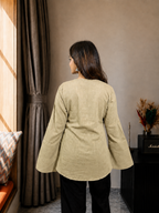 Neerja Sage Green Bell Sleeves Kurti