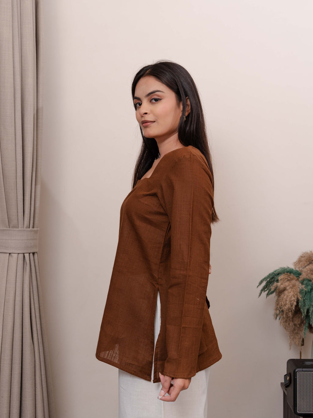 Nyra – Mocha Square Kurti