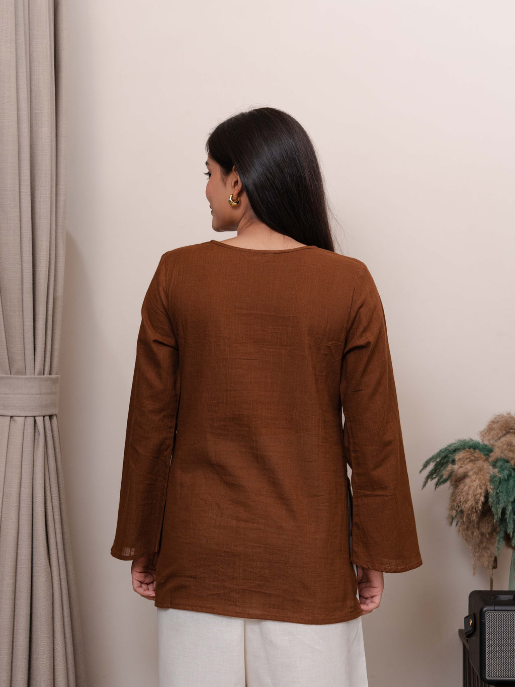 Nyra – Mocha Square Kurti