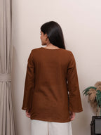 Nyra – Mocha Square Kurti
