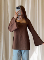 Nyra – Mocha Square Kurti