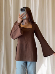 Nyra – Mocha Square Kurti