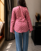 Neerja Pink Bell Sleeves Kurti