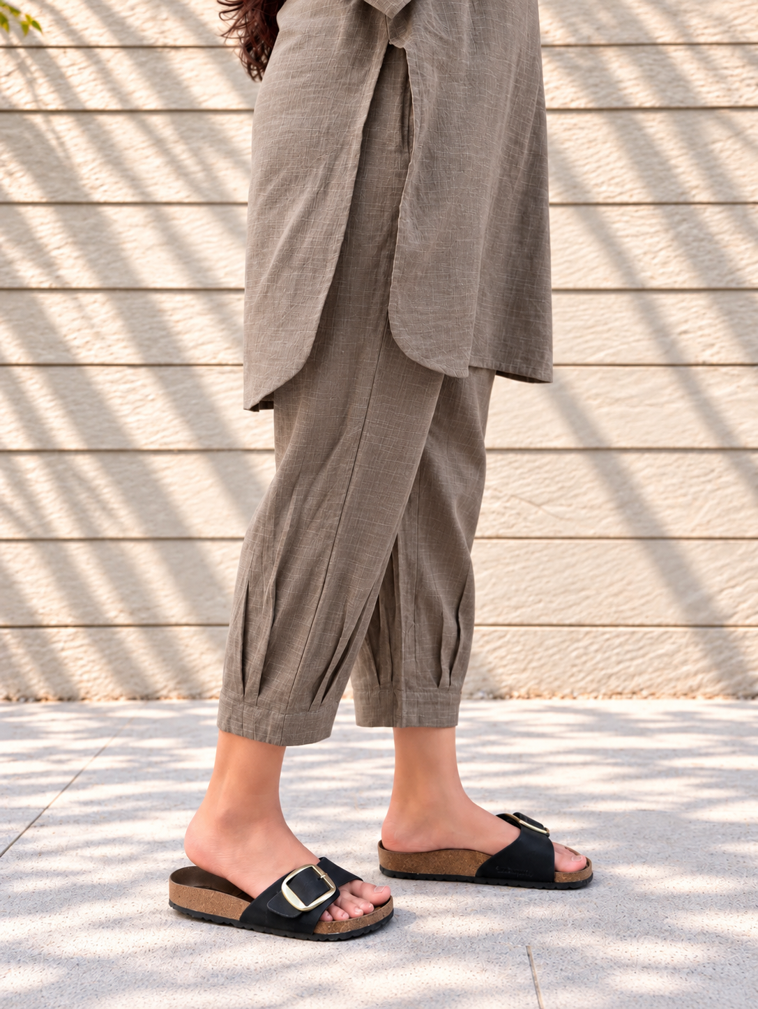 Postcard Grey Kurta Set