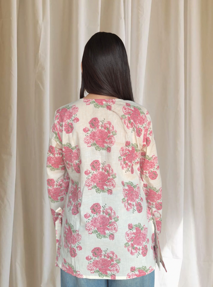 Meera Pink Petal Kurti