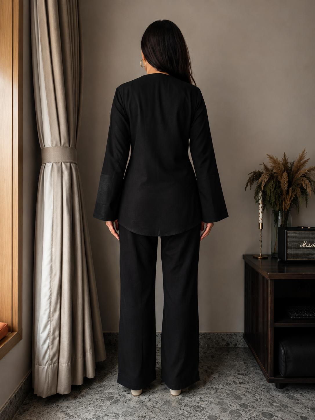 Neerja Black Co-ord Set