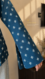 Neerja Blue Bell Sleeves Kurti