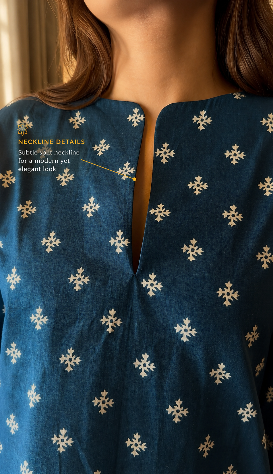 Neerja Blue Bell Sleeves Kurti
